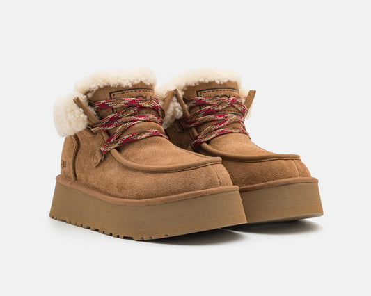 UGG Funkarra Cabin Cuff Chestnut – Winter Ankle Boots | Luxem Swiss