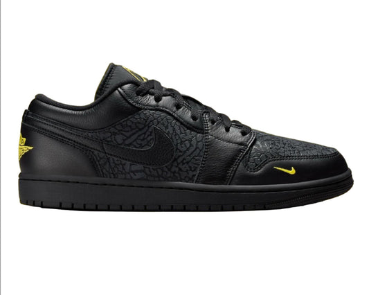Air Jordan 1 Low “Elephant Print Black Yellow” – Luxem Swiss