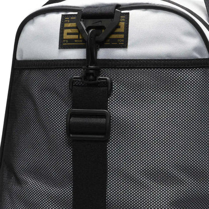 Torba treningowa Nike Brasilia 9.5 – biało-złota