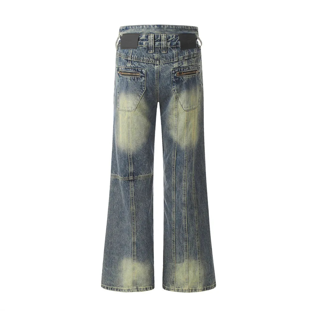 Jeansy Flare Zipper