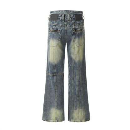 Jeansy Flare Zipper