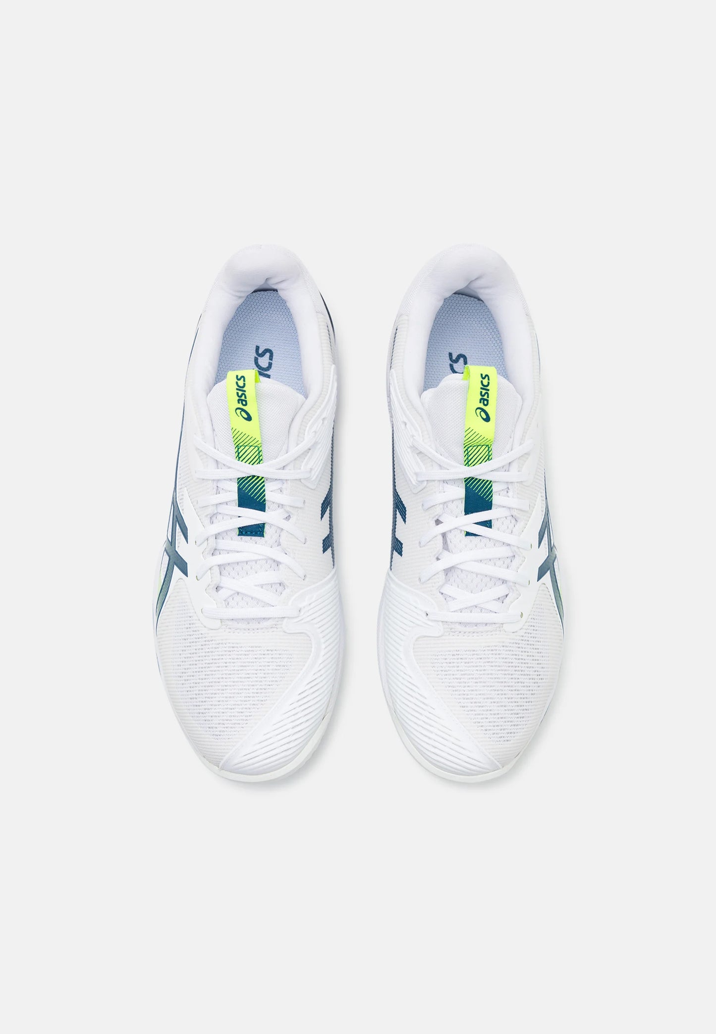 ASICS Solution Speed FF 3 Men’s Tennis Shoes – White/Blue Neon Green | Luxem Swiss
