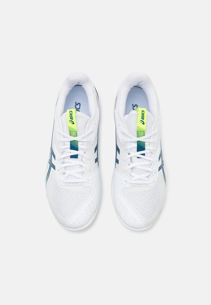 ASICS Solution Speed FF 3 Men’s Tennis Shoes – White/Blue Neon Green | Luxem Swiss