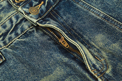 Jeansy Flare Zipper