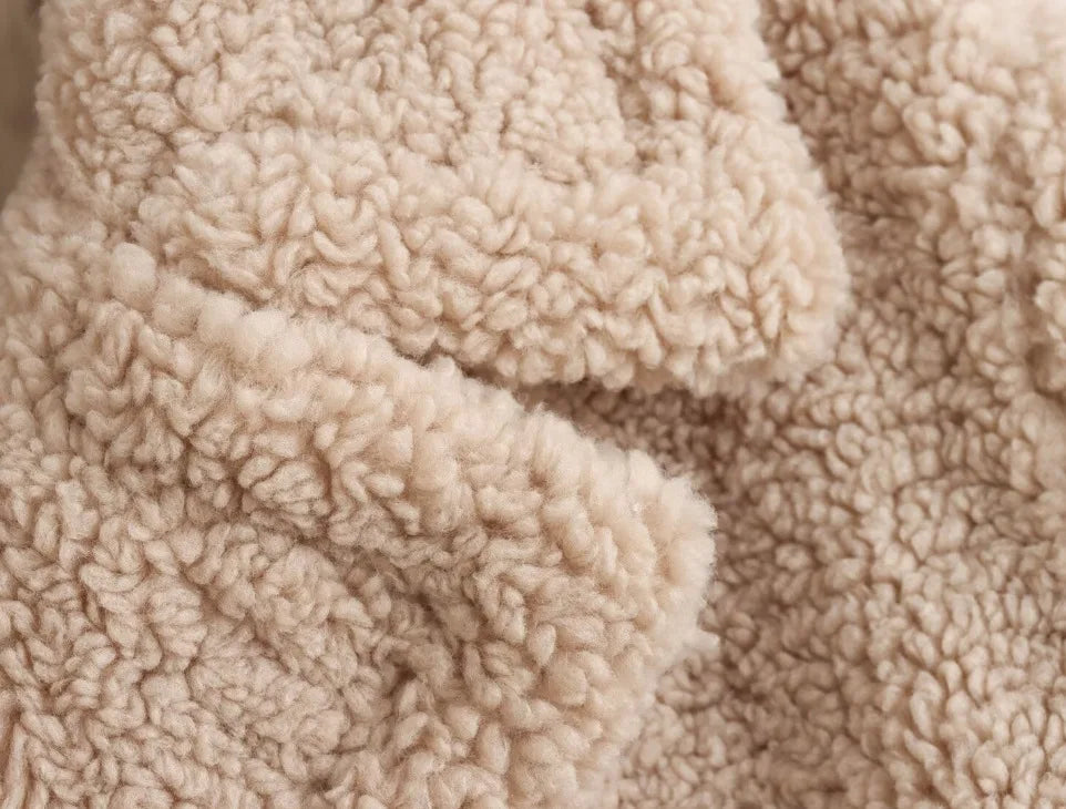 Long Plush Faux-Fur Overcoat – Winter Thermal Edition