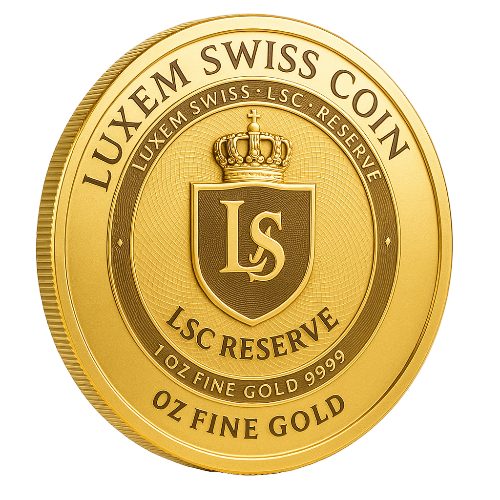 Luxem Swiss Gold Coin — 1 oz (Investment Grade)