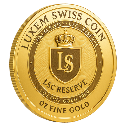 Luxem Swiss Gold Coin — 1 oz (Investment Grade)