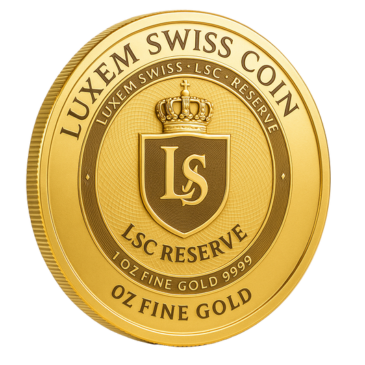 Luxem Swiss Gold Coin — 1 oz (Investment Grade)