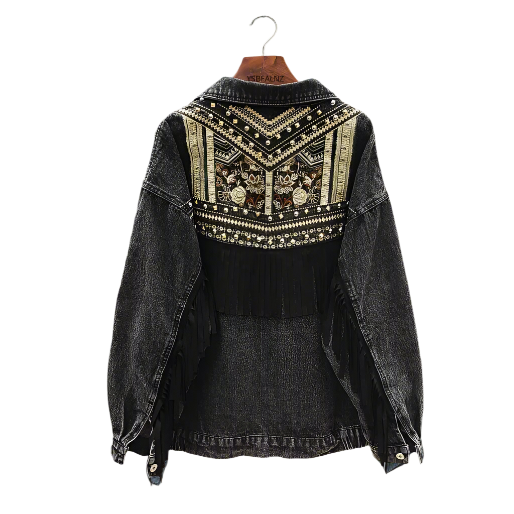 Kurtka dżinsowa Western Luxe – odważne połączenie stylu vintage i nowoczesności