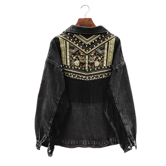 Kurtka dżinsowa Western Luxe – odważne połączenie stylu vintage i nowoczesności