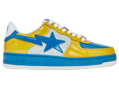 A Bathing Ape - BAPE Sta Żółto/Niebiesko/Białe Niskie Trampki