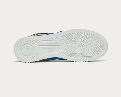A Bathing Ape - BAPE Sta Żółto/Niebiesko/Białe Niskie Trampki