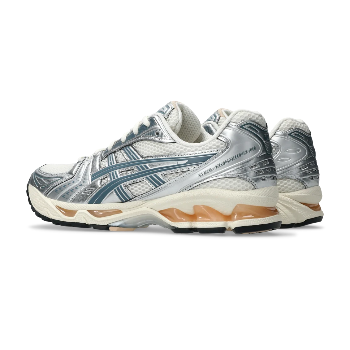 ASICS GEL-Kayano 14 Birch Pure Silver Teal Gold – Sneakers