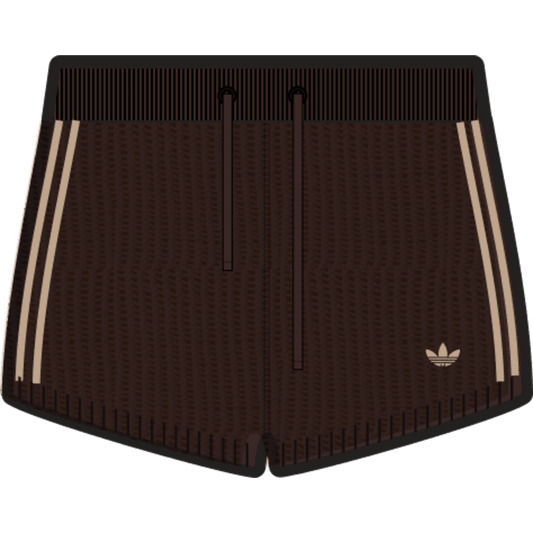 Adidas Crochet Shorts Aurora Coffee Magic Beige – KQ6653-XS – product image