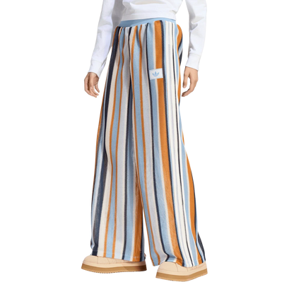 adidas Originals Summer Glow Knitted Firebird Track Pants – Ash Blue