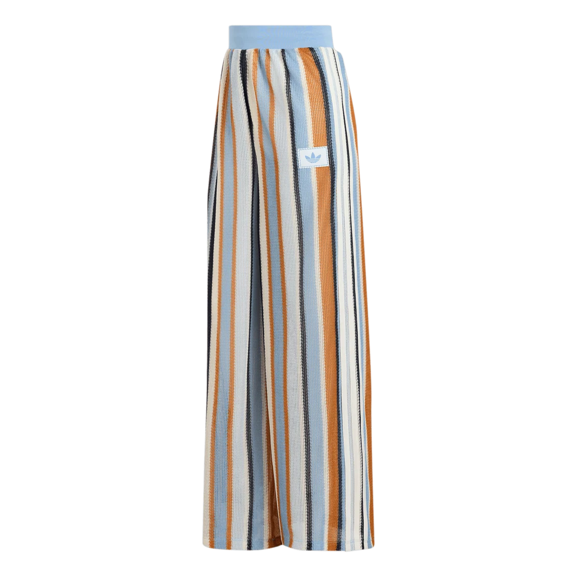 adidas Originals Summer Glow Knitted Firebird Track Pants – Ash Blue