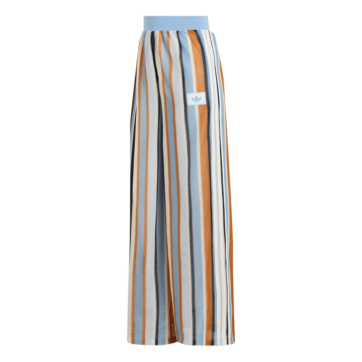 adidas Originals Summer Glow Knitted Firebird Track Pants – Ash Blue