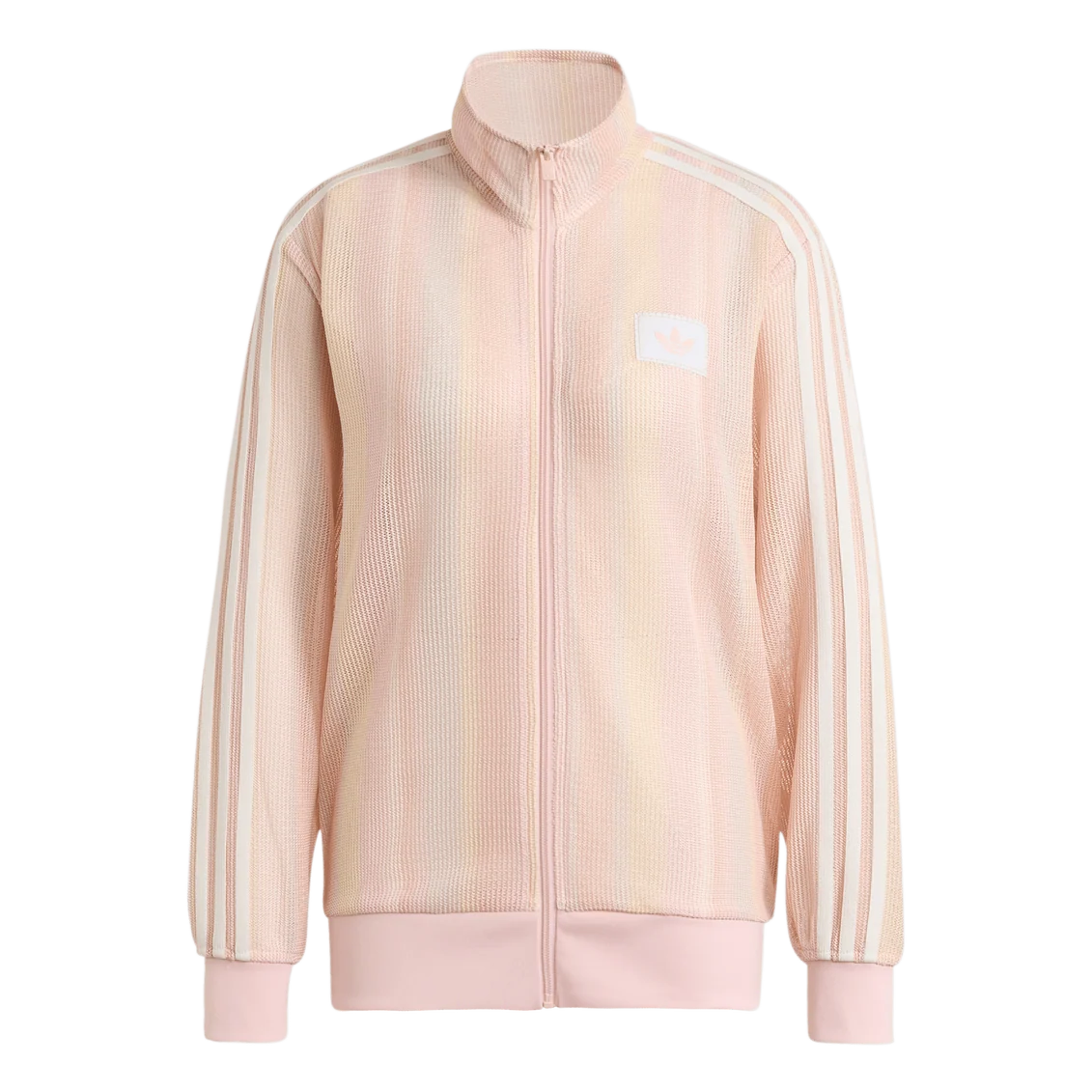 Adidas Originals Summer Glow Knitted Firebird Track Top Pink