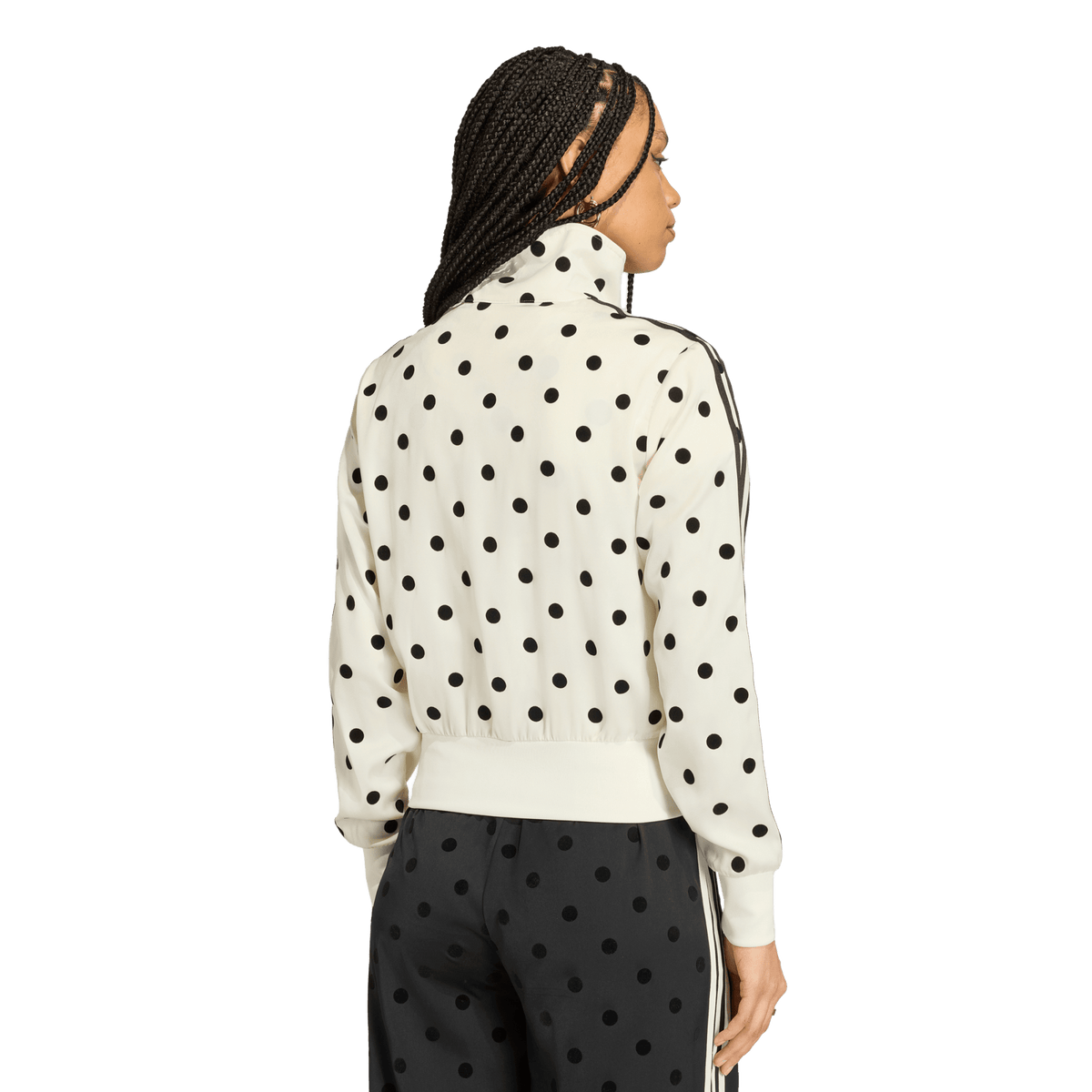 Adidas Satin Polka Dots TT Track Top 'Off White' – KV1165-S – product view 2