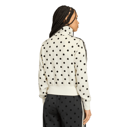Adidas Satin Polka Dots TT Track Top 'Off White' – KV1165-S – product view 2