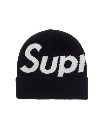 Supreme Big Logo Beanie FW25 Black