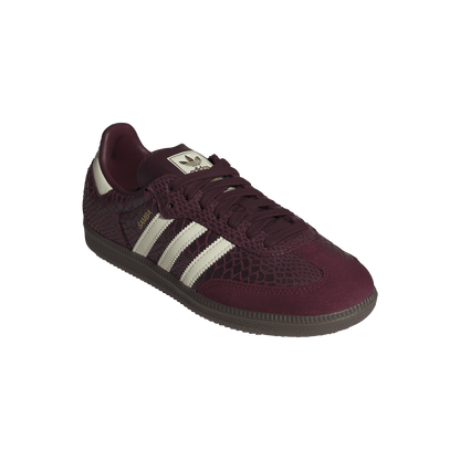 adidas Samba OG Snakeskin Maroon Cream White (Women's) – IH3979-36 – product view 4