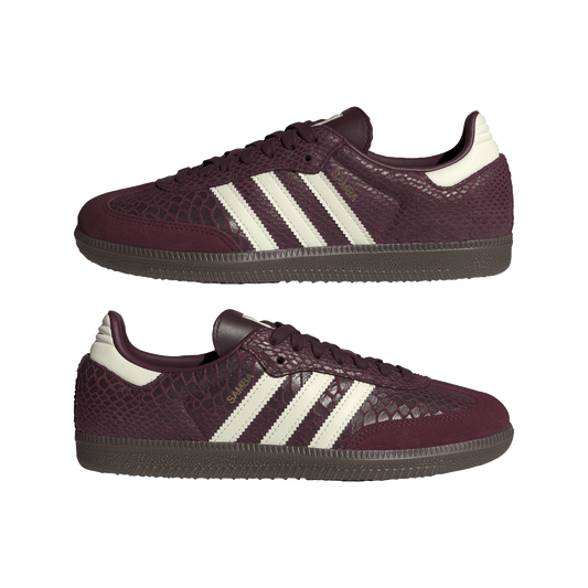 adidas Samba OG Snakeskin Maroon Cream White (Women's) – IH3979-36 – product view 2