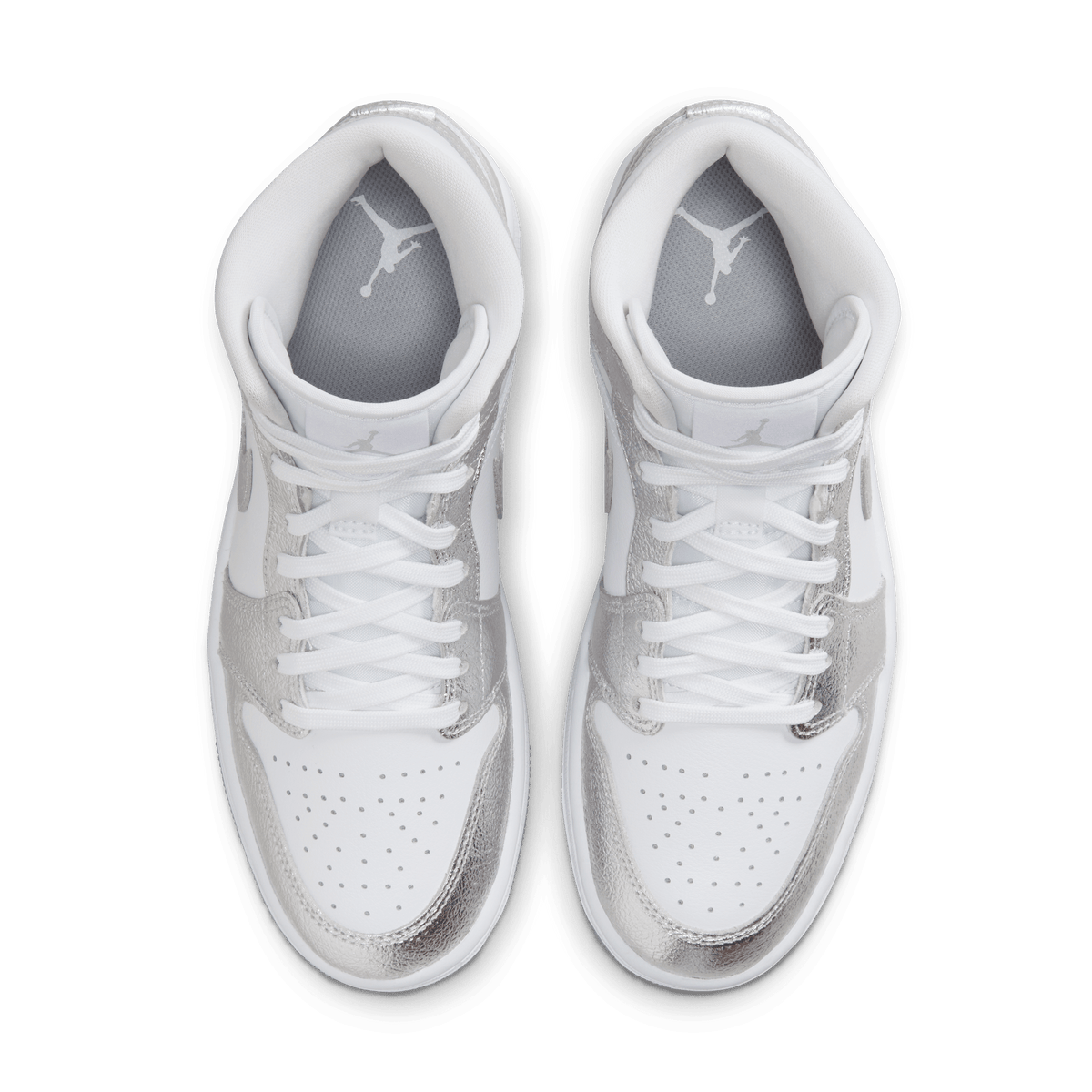 Jordan 1 Mid SE Metallic Silver (Women's) – FN5031-100-40 – product view 3