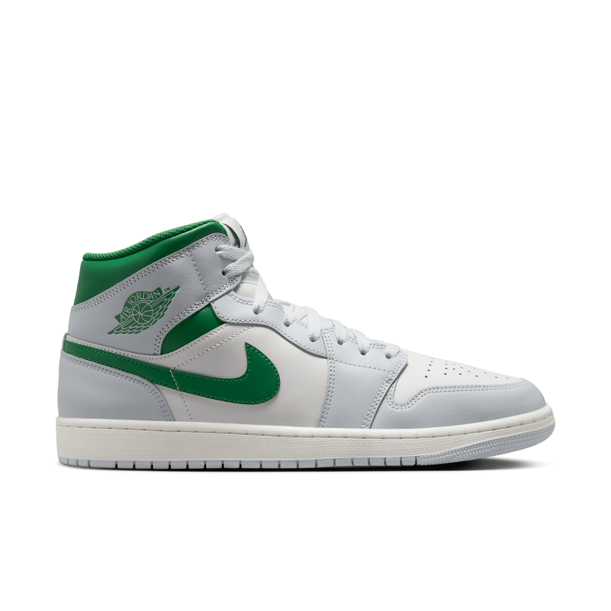 Jordan 1 Mid White Pure Platinum Pine Green – DQ8426-142-45 – product image