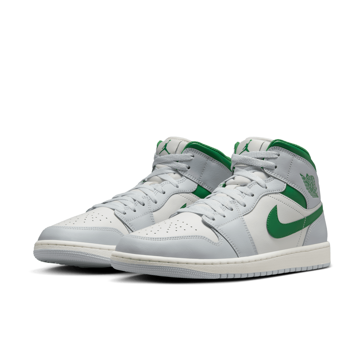 Jordan 1 Mid White Pure Platinum Pine Green – DQ8426-142-45 – product view 2