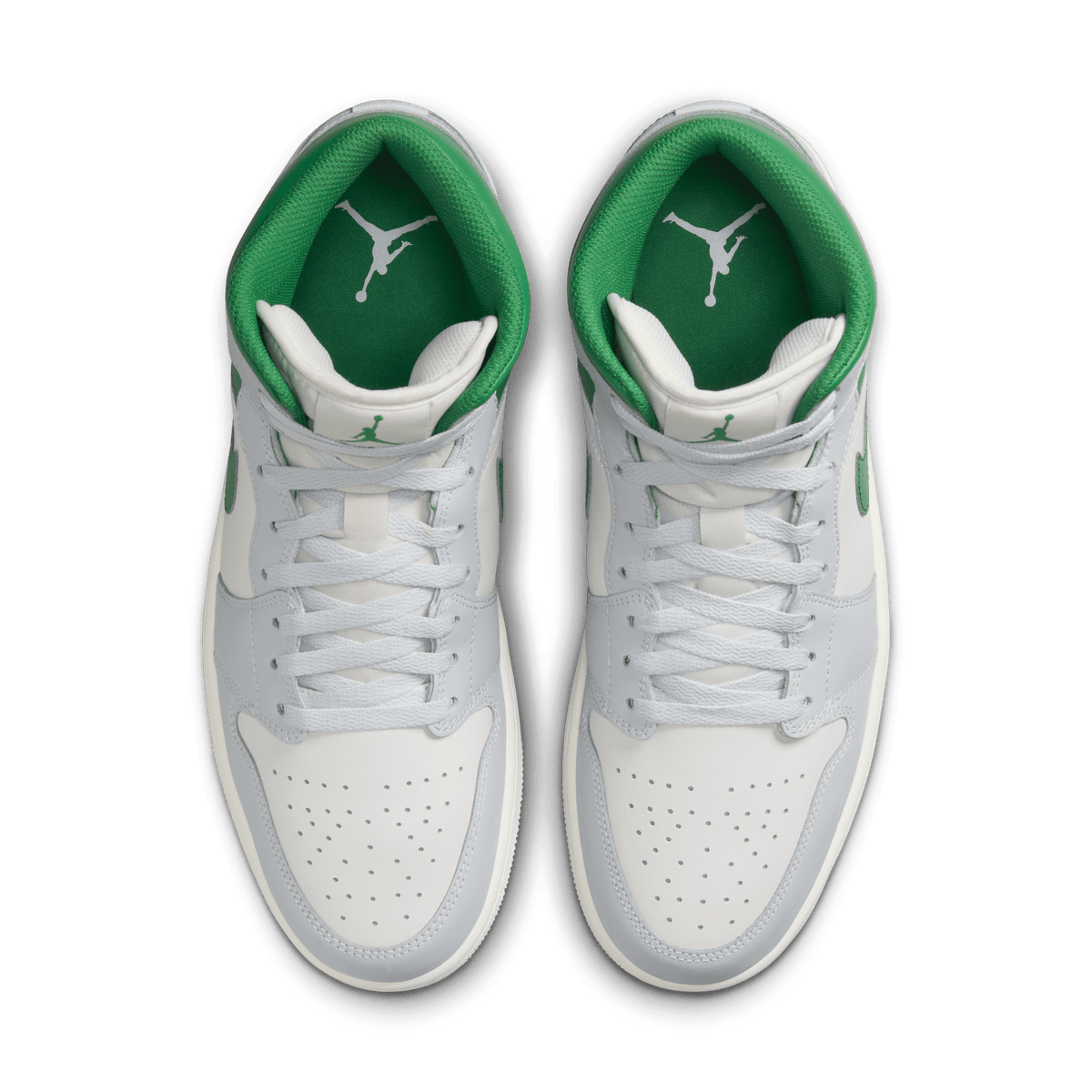 Jordan 1 Mid White Pure Platinum Pine Green – DQ8426-142-45 – product view 3