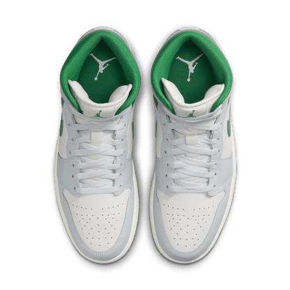Jordan 1 Mid White Pure Platinum Pine Green – DQ8426-142-45 – product view 3