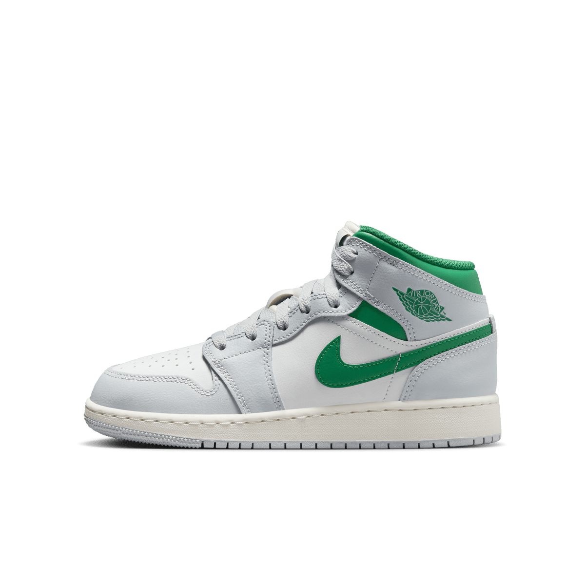 Jordan 1 Mid White Pure Platinum Pine Green (GS) – DQ8423-142-38.5 – product view 5