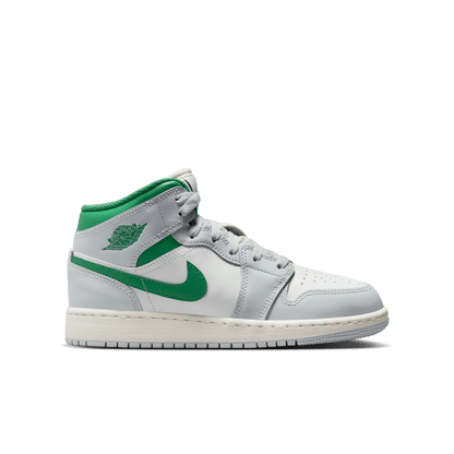 Jordan 1 Mid White Pure Platinum Pine Green (GS) – DQ8423-142-38.5 – product image