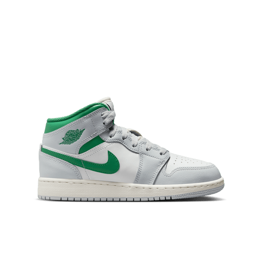 Jordan 1 Mid White Pure Platinum Pine Green (GS) – DQ8423-142-38 – product image