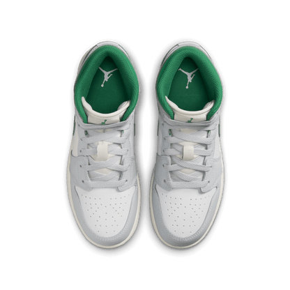 Jordan 1 Mid White Pure Platinum Pine Green (GS) – DQ8423-142-38 – product view 3