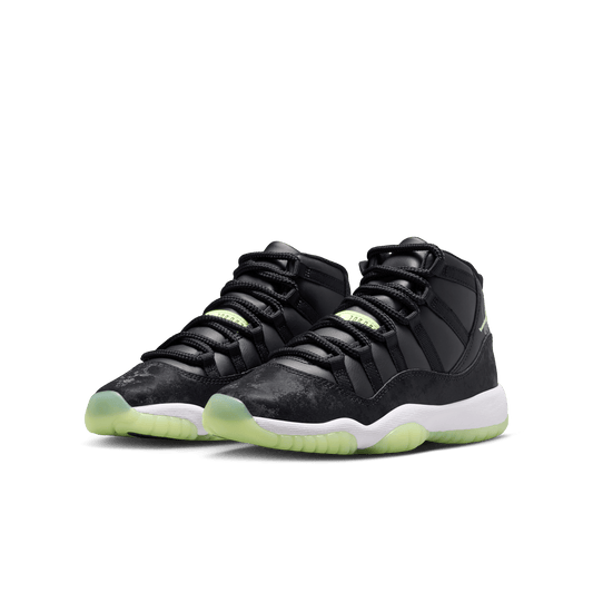 Jordan 11 Retro Black Barely Volt (GS) – IB1378-001-36.5 – product view 2