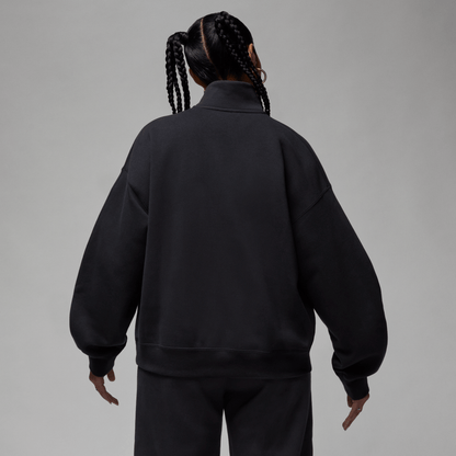 Jordan Flight Fleece Women's Quarter-Zip Top Black – FD7221-010-XS – product view 2
