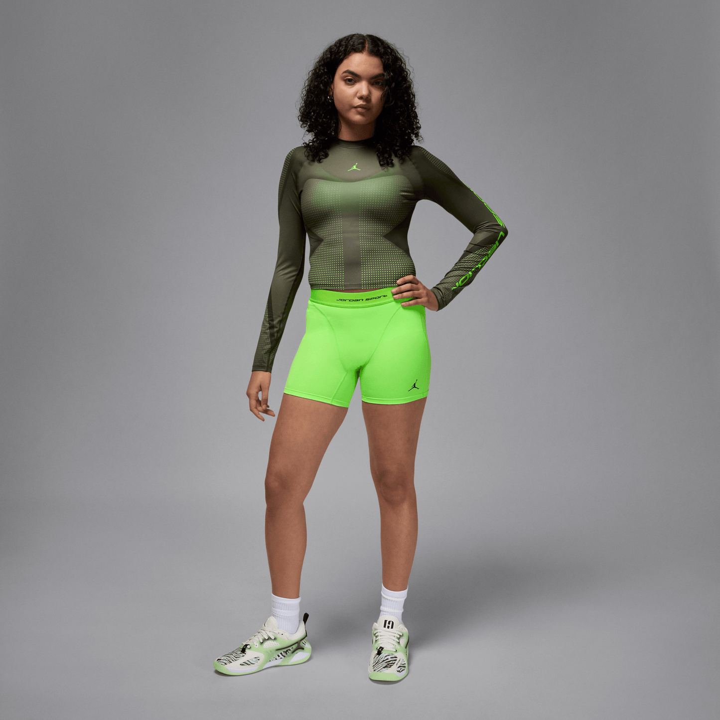 Jordan Sport Leak Protection: Period Women's Shorts Electric Green – HF9483-359-XS – product view 5