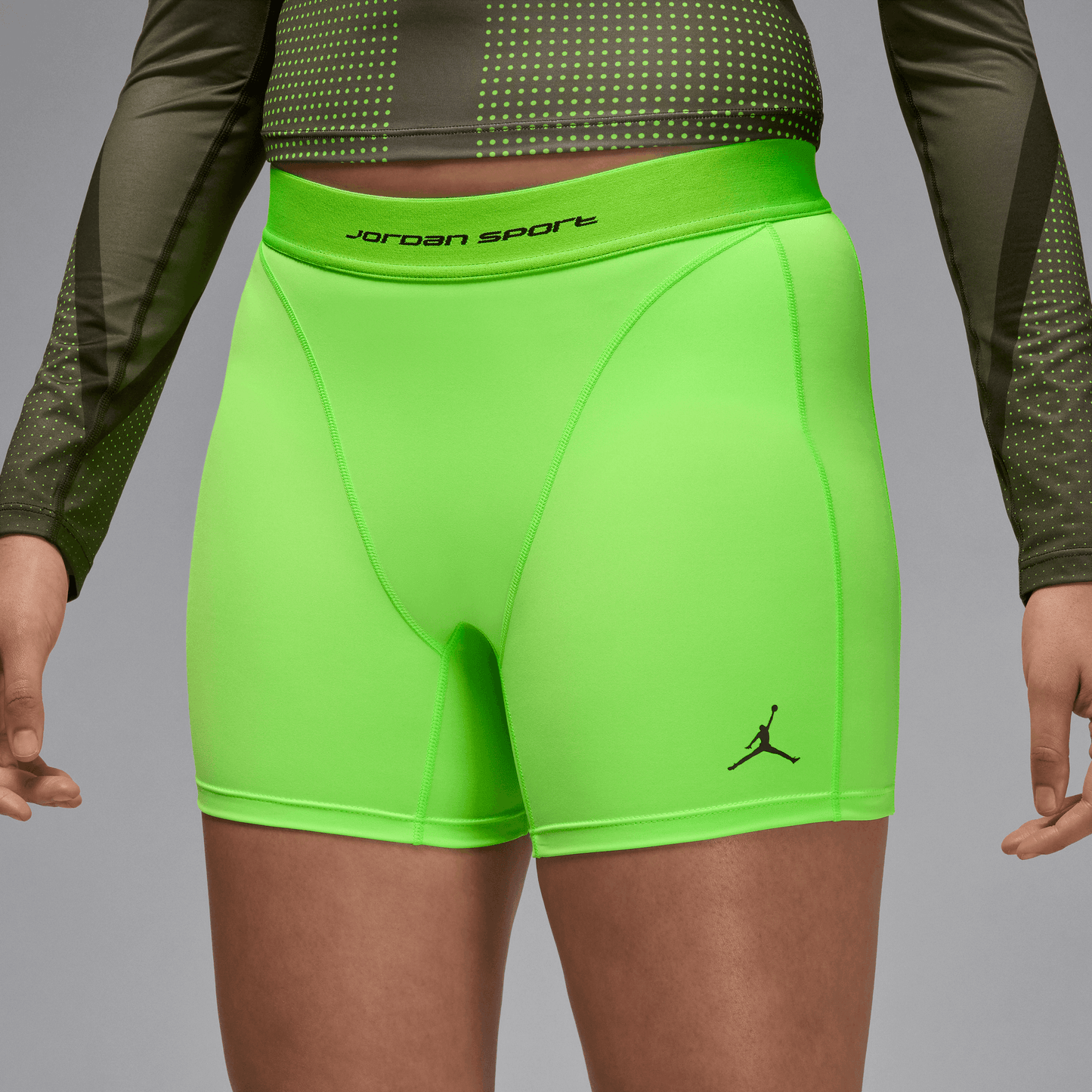 Jordan Sport Leak Protection: Period Women's Shorts Electric Green – HF9483-359-XS – product view 2