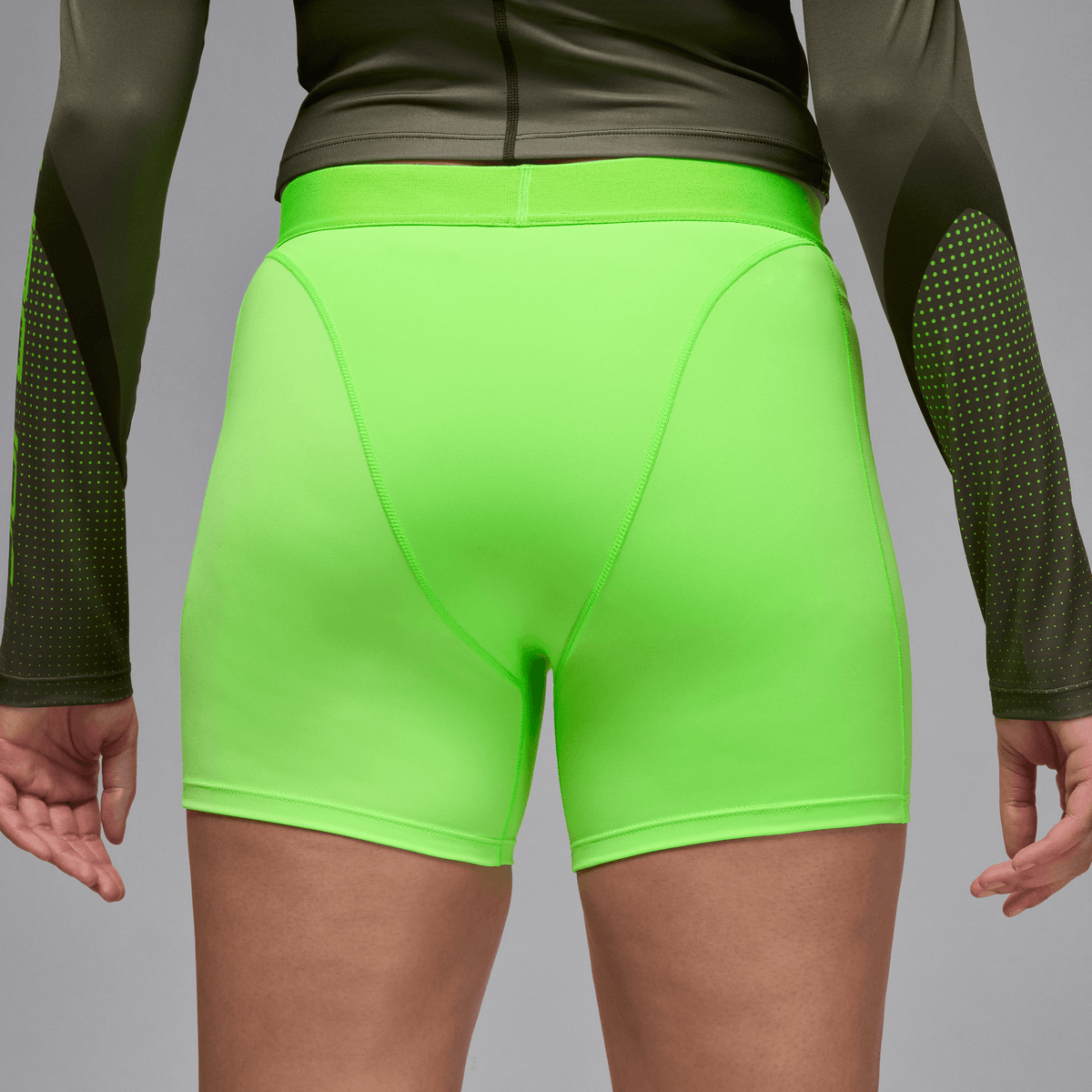 Jordan Sport Leak Protection: Period Women's Shorts Electric Green – HF9483-359-XS – product view 3