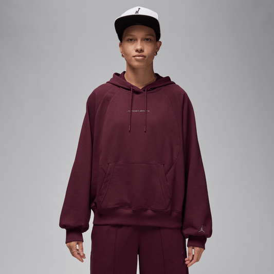 Jordan Sport Women's Graphic Fleece Hoodie Night Maroon/Stealth – FN5125-681-XS – product image