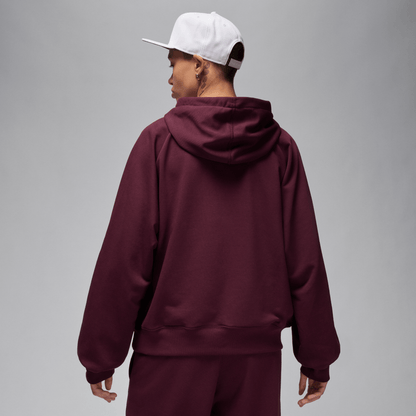 Jordan Sport Women's Graphic Fleece Hoodie Night Maroon/Stealth – FN5125-681-XS – product view 2