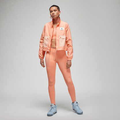 Jordan Women's 7/8 Logo Leggings Crimson Bliss/Rush Orange – DD7007-693-XS – product view 4