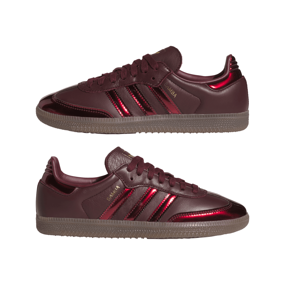 adidas Samba OG Maroon Gold Metallic (Women's) – KI4192-37-1-3 – product view 2