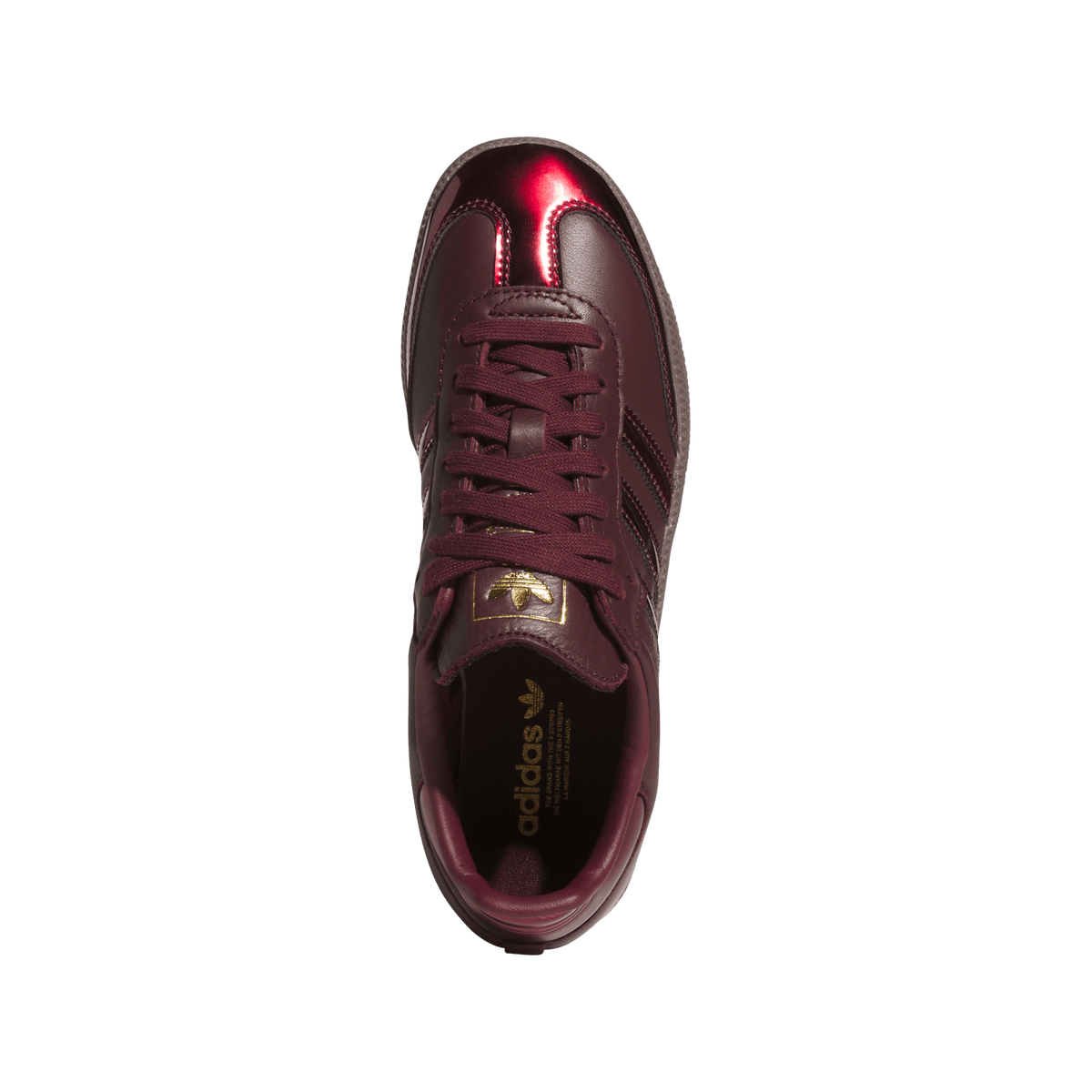 adidas Samba OG Maroon Gold Metallic (Women's) – KI4192-37-1-3 – product view 3