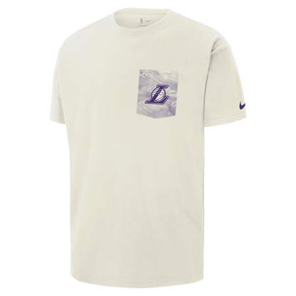 Los Angeles Lakers Courtside Men's Nike NBA Max90 T-Shirt Sail – HQ9411-133-S – product view 2