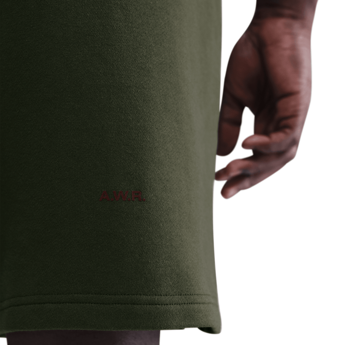 NOCTA Cardinal Fleece Shorts Cargo Khaki/Team Red – FQ0408-325-XS – product view 5