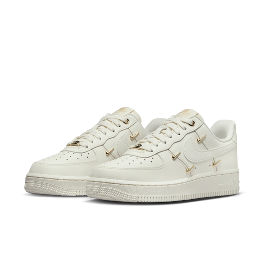 Nike Air Force 1 ’07 LX CN Sail Gold Mini Swooshes – Women’s Sneakers