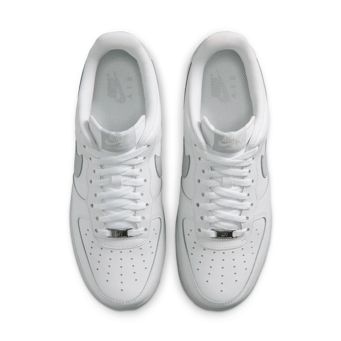 Nike Air Force 1 '07 Summit White Strata Grey FJ4146-128 sneaker detail
